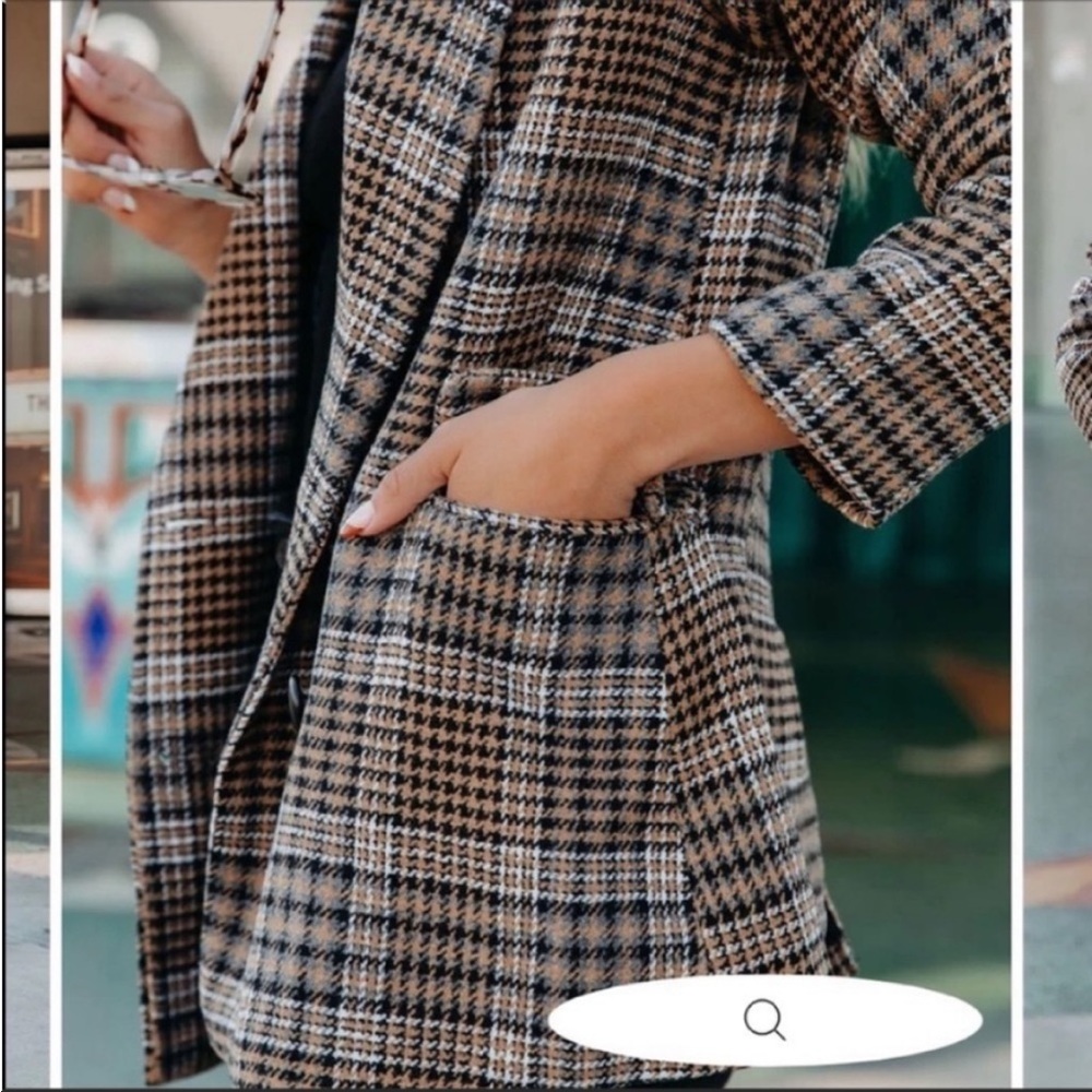 Vici Plaid Blazer Jacket - image 3